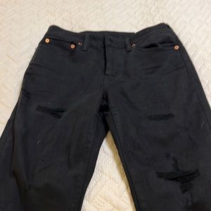 America Eagle Airflex Black Mens Jeans